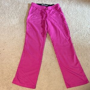 Bright Pink Wide-Leg Pants